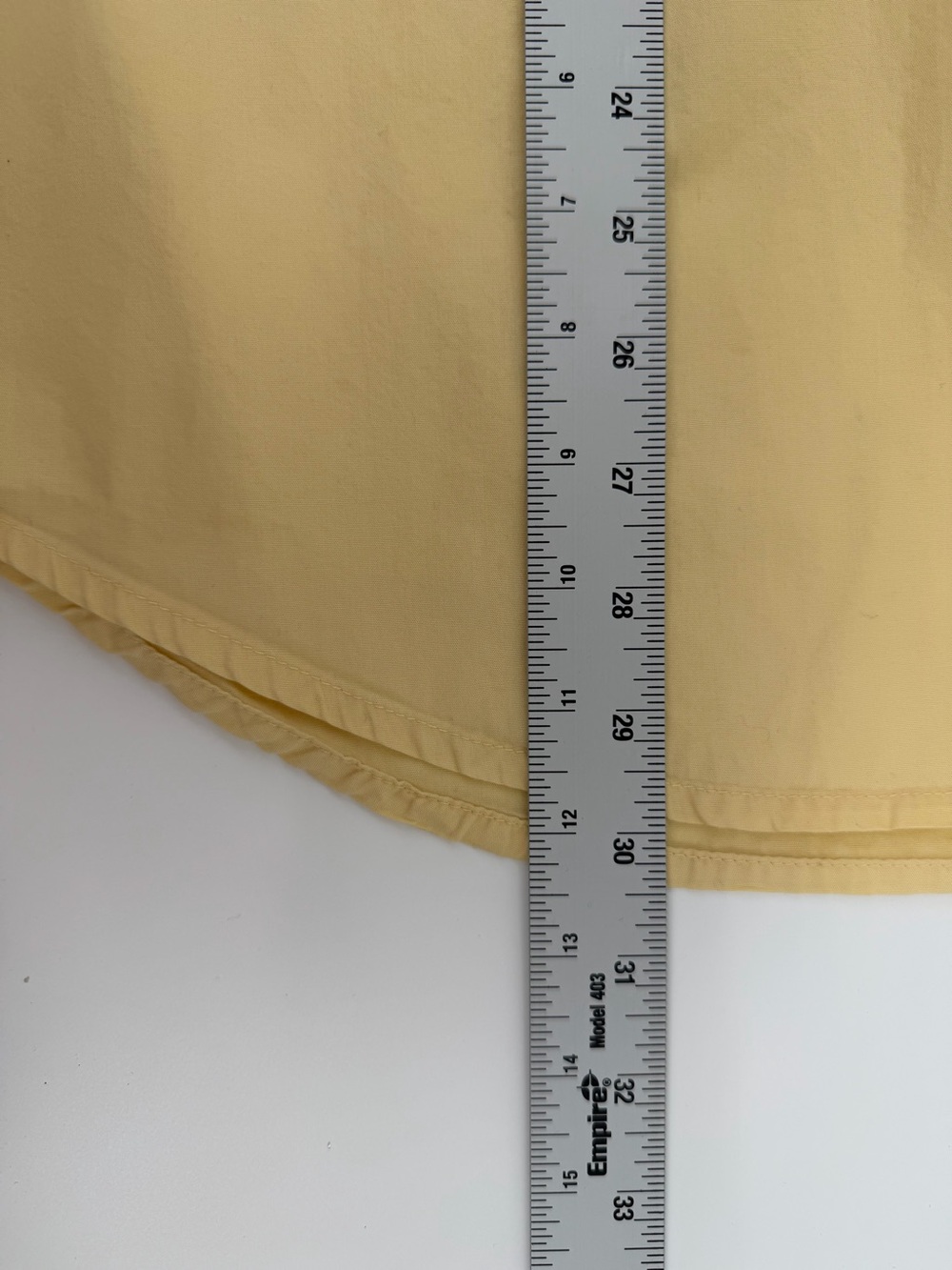 Columbia Men’s Short-Sleeve Button-Down Shirt in Pale Yellow - Picture 6 of 8